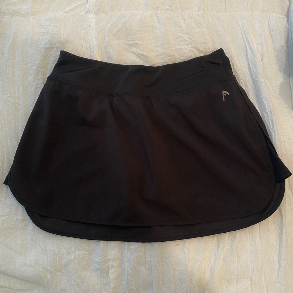 black tennis skirt
